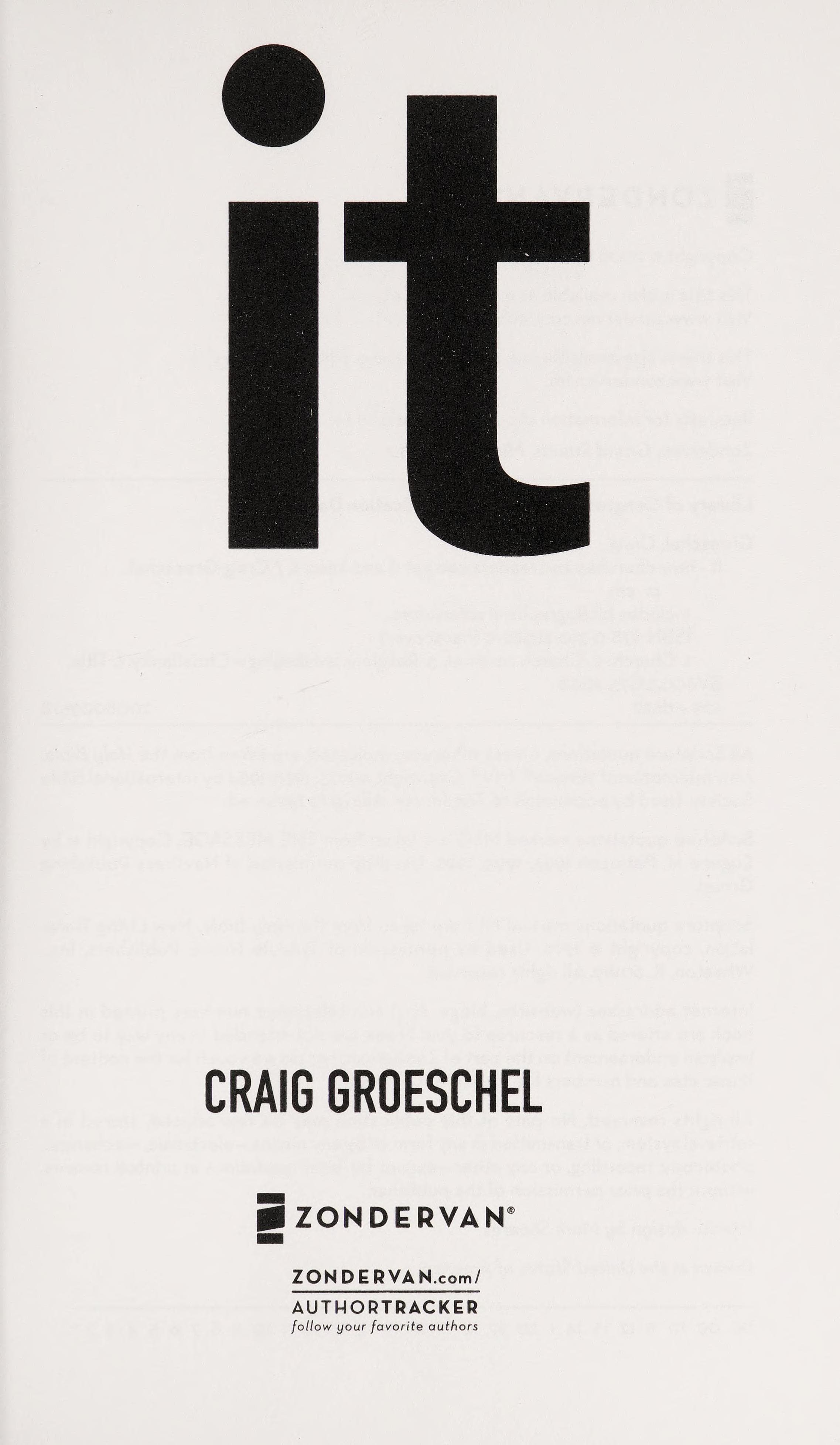 It: How Churches and Leaders Can Get It and Keep It