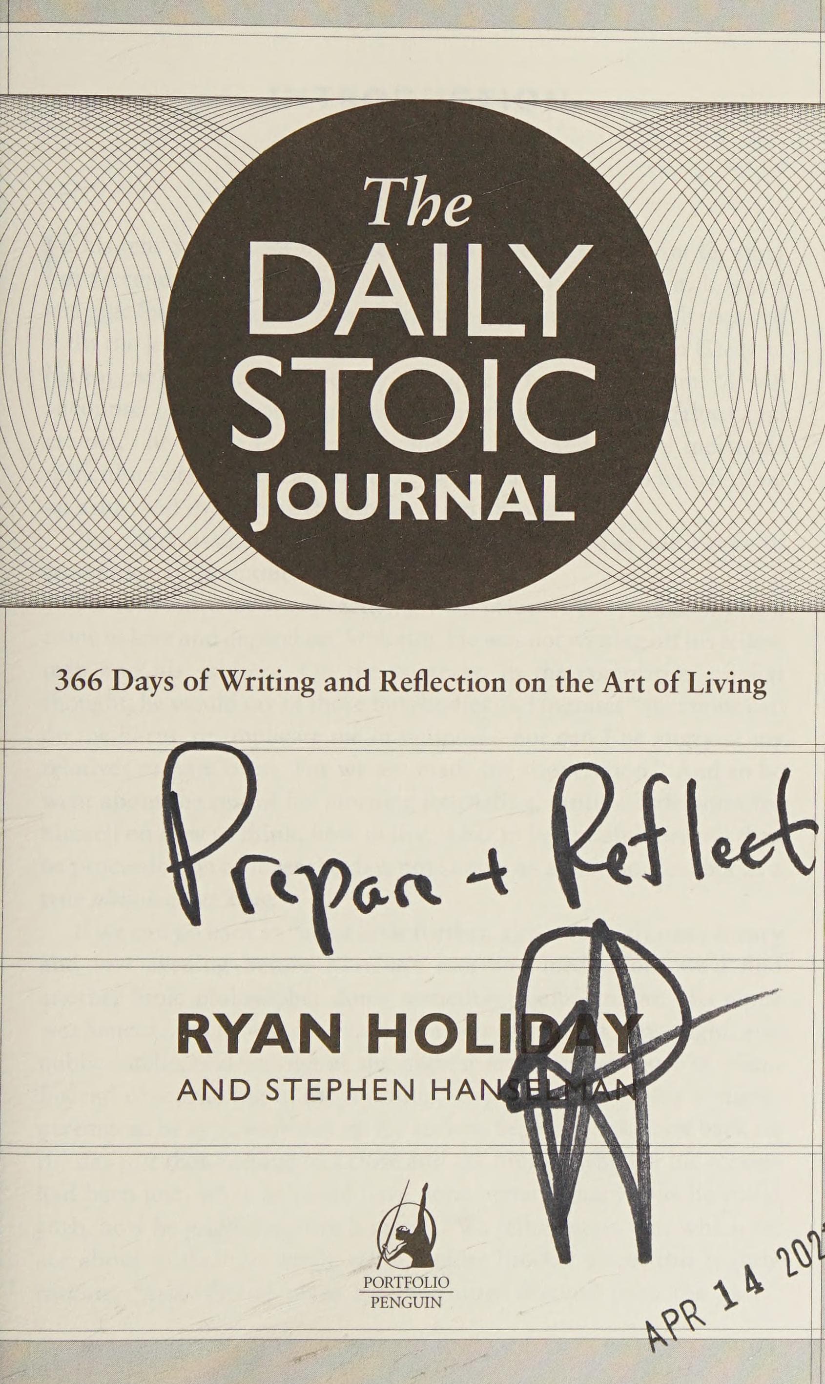 The Daily Stoic Journal