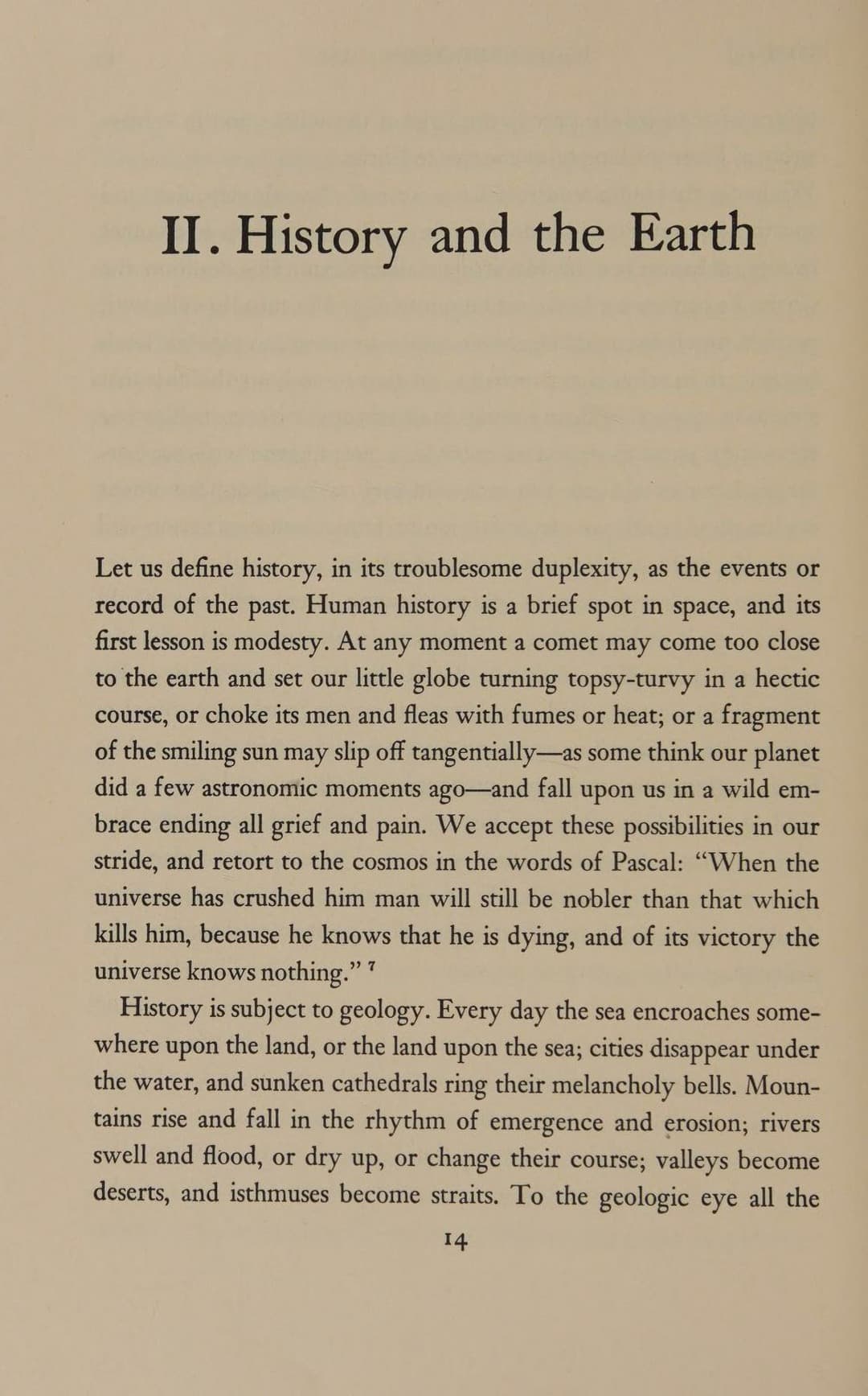 The Lessons of History