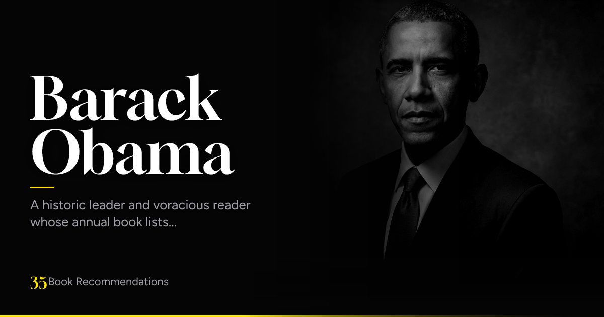Barack Obama's Reading List — 35 Book Recommendations | EliteReads