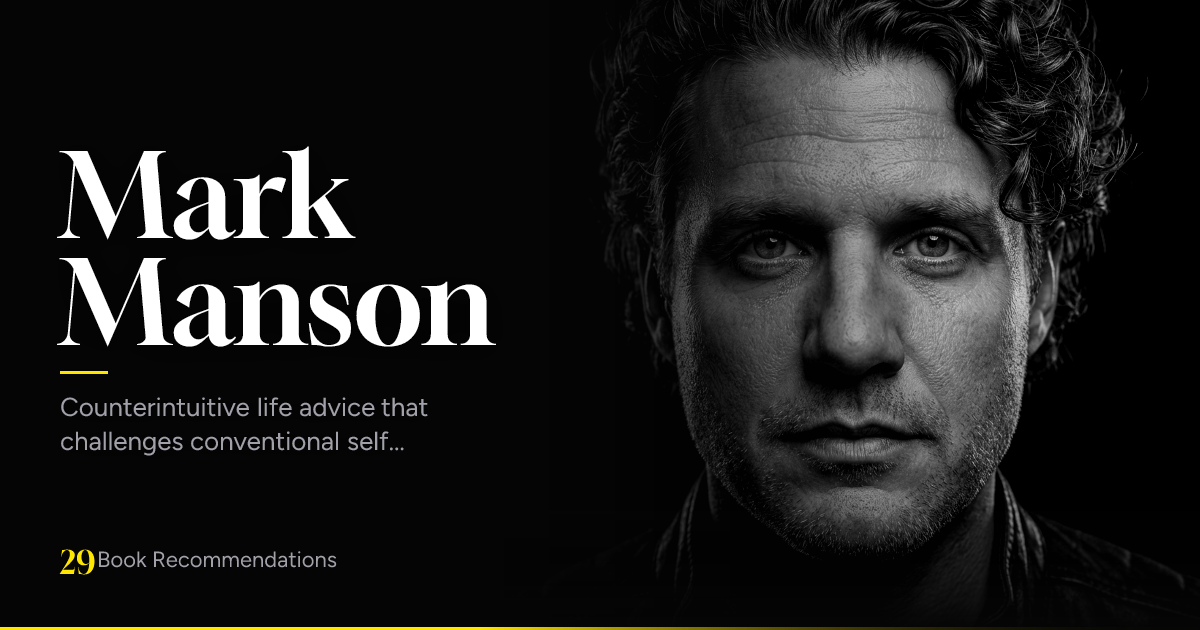 Mark Manson's Reading List — 29 Book Recommendations | EliteReads
